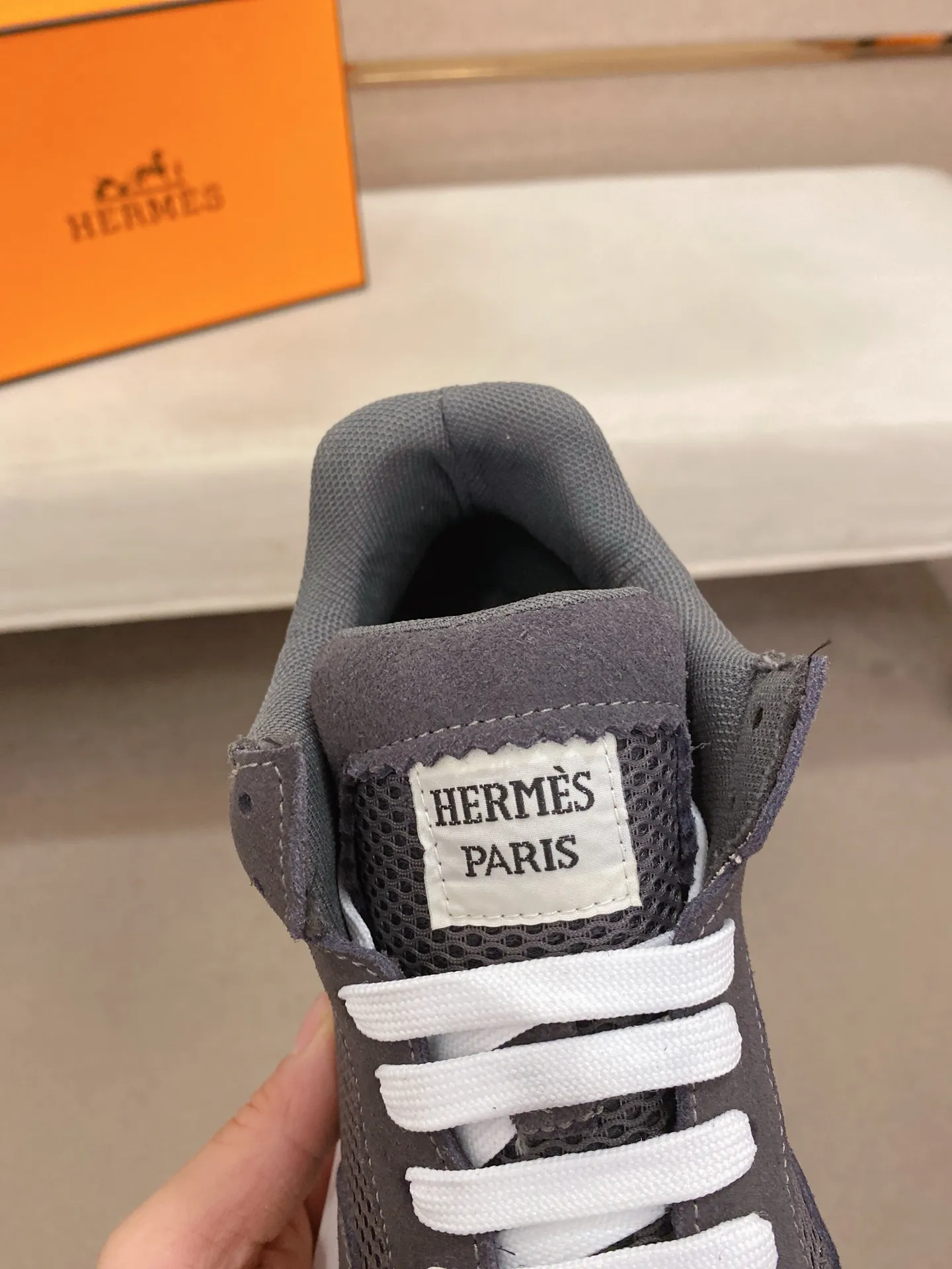 Men's clothing and shoes💰: 420💰《HERMES》【Classic Original Version】Hermès; Top 🔝 Purchasing Agency 🔍🔍Latest 🇺🇸Sold simultaneously at counters, original imported from Italy ▲▲ suede cowhide Equipped with breathable mesh ▲▲Exquisite workmanship (breathable mesh imported from Italy) sole: original sole provided by the original factory, ⚠️exclusive double-layer activity·TPR·rubber·combined molded outsole; Code number: 38-44